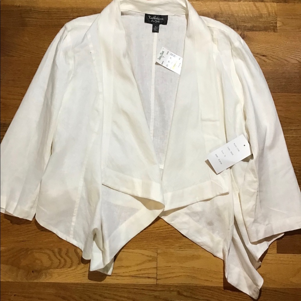Woman’s XL linen/rayon NWT jacket